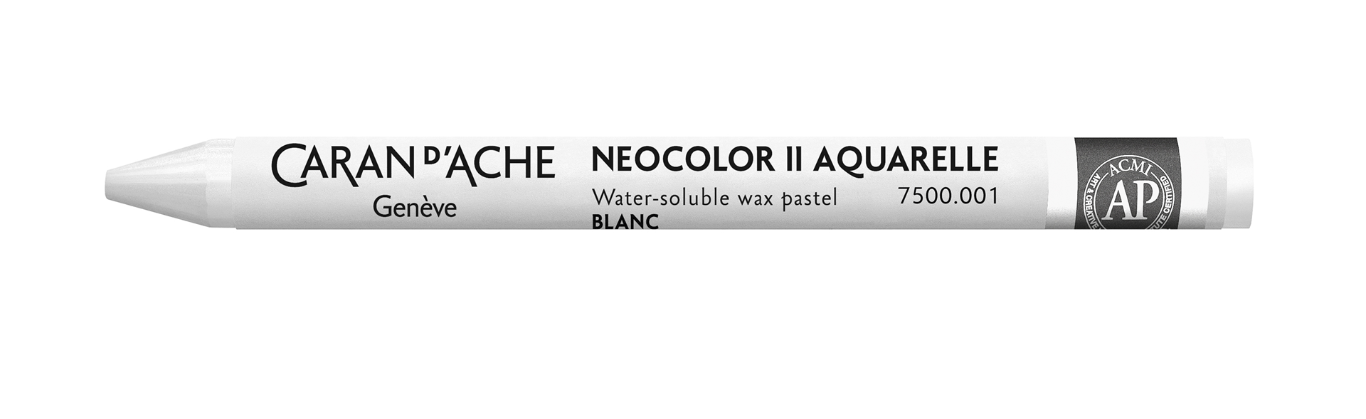 Pastello Neocolor Ii Acquerellabile 001-Bianco — immagine 2