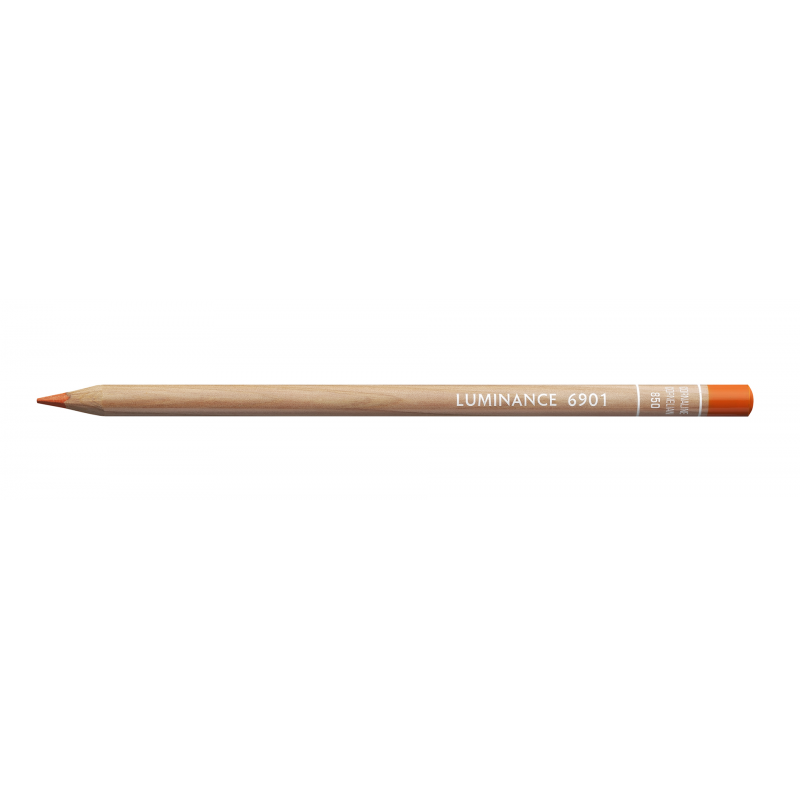 Caran d'Ache Luminance 6901 Professional Permanent Colour Pencil - 850 Carnelian — immagine 2