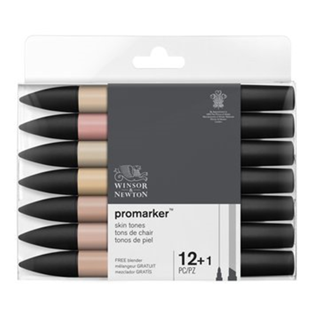 Confezione Promarker Pezzi 12 + 1 Blender Toni Per La Pelle — immagine 3