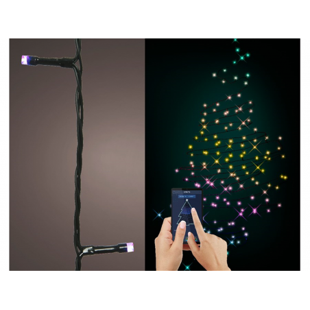 Filo 1990cm 200 Dancing Led Che Cambiano Colore