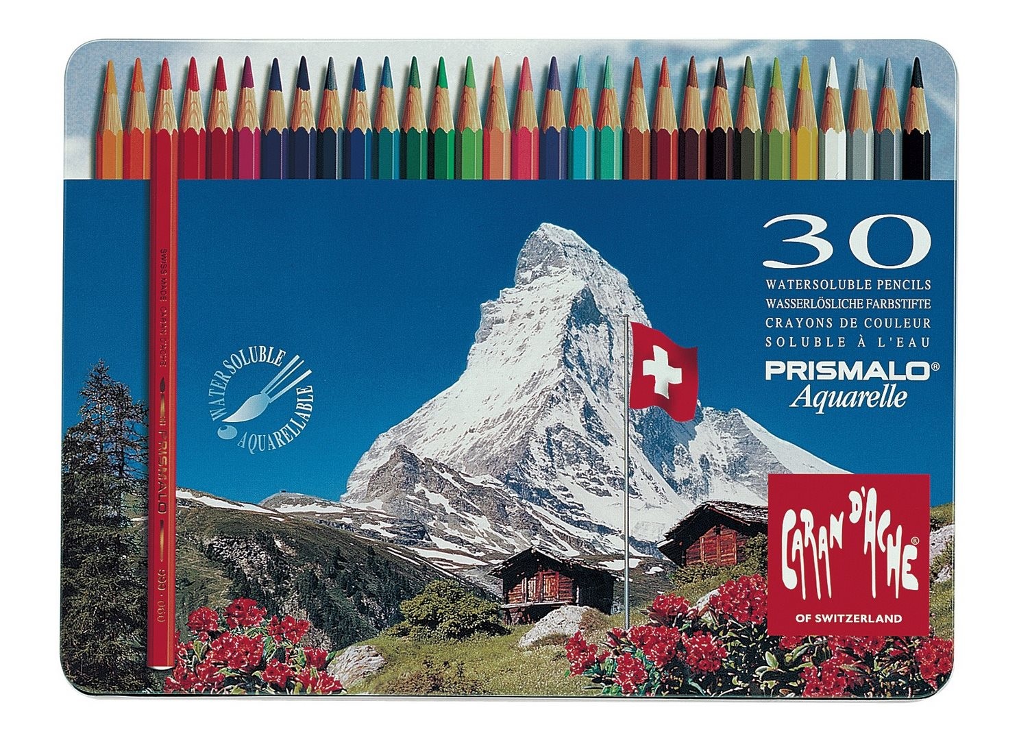 Matite Prismalo Pezzi 30, Confezione In Metallo — immagine 2