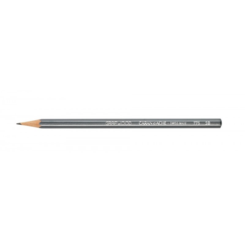 Matita In Grafite Pura Caran D'Ache Grafstone 256 6B - Per Disegno Artistico E Schizzi, Senza Legno