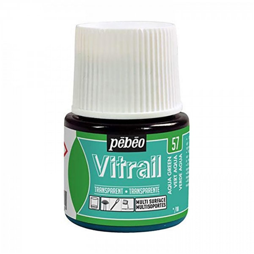 Colore Vitrail Trasparente 45 Ml Verde Acquamarina