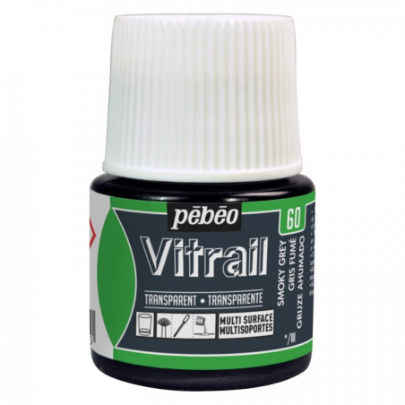 Colore Vitrail Trasparente 45 Ml  Grigio Fumo
