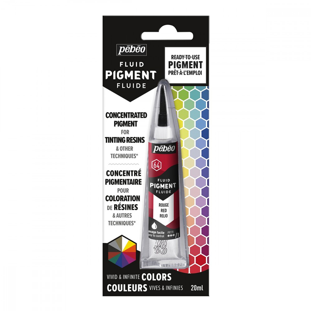 Pigmento Fluido 20ml Per Resine Blister Rosso