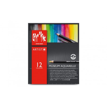 Matite Museum Acquerelle Pezzi 12 Assortimento Standard, Scatola In Cartone