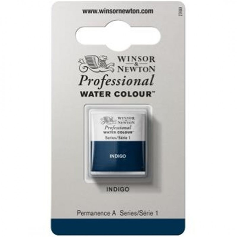 Winsor & Newton - Professional Water Color 1/2 Awc 1-Series Godet Color Indigo 322