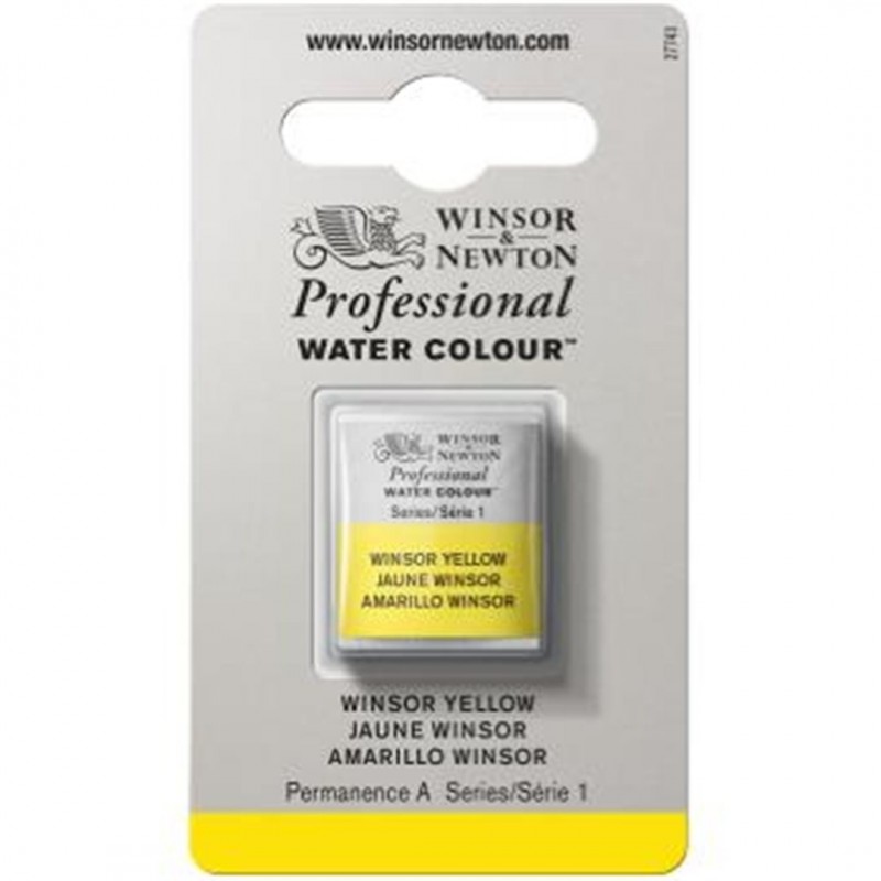 Winsor & Newton - Professional Water Color 1/2 Awc 1-Series Godet Color Yellow 730 Winsor-p