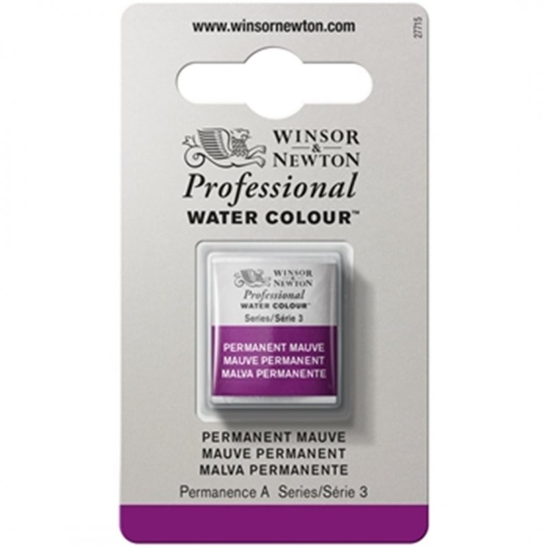 Winsor & Newton - Professional Water Color 1/2 3-Series Godet Awc 491 Permanent Mauve Color