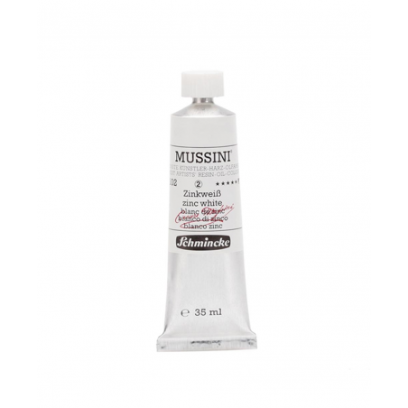 Colore Olio Mussini Ml35 Serie 2 102-Bianco Zinco