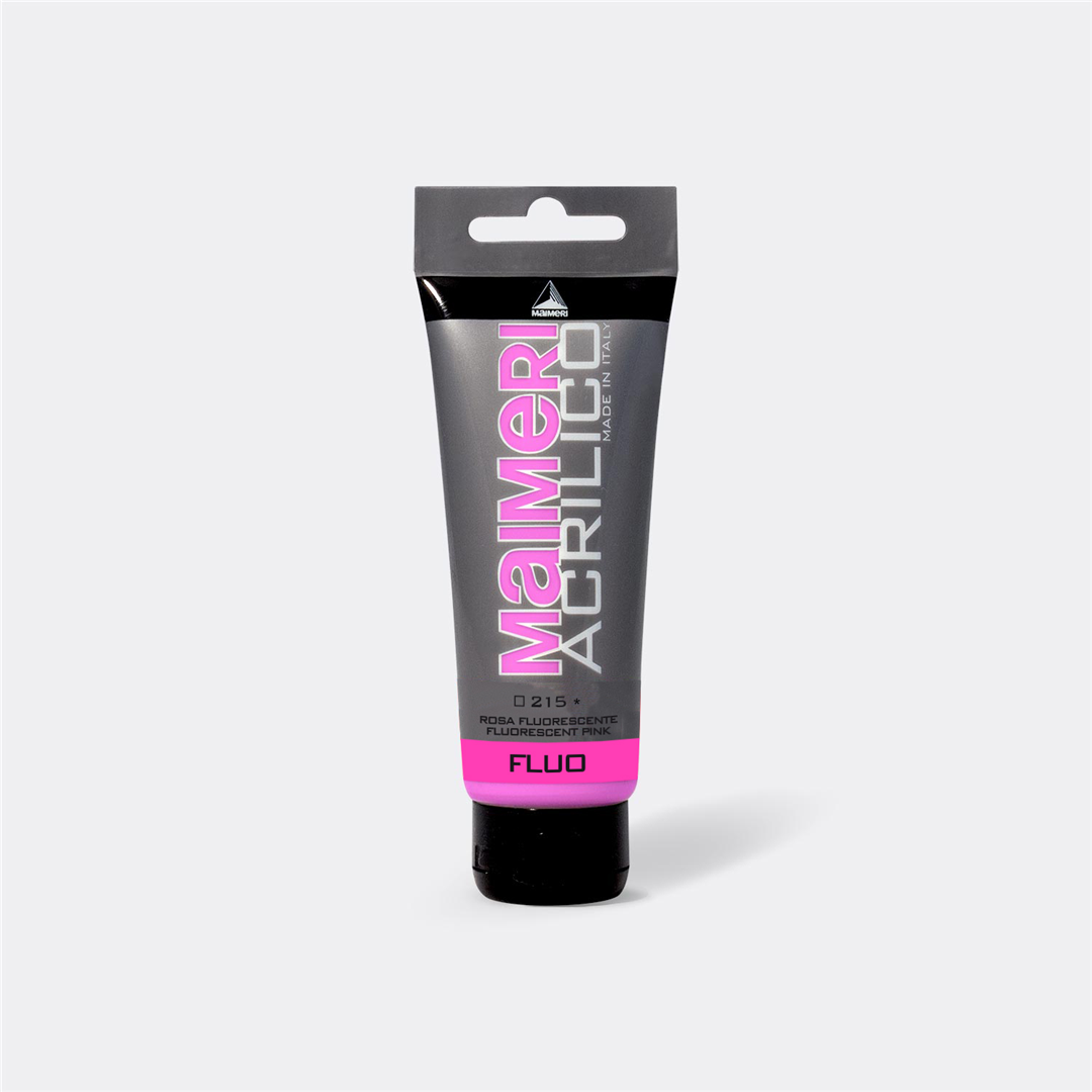 Acrilico  200 Ml  Fluo 215 Rosa — immagine 2