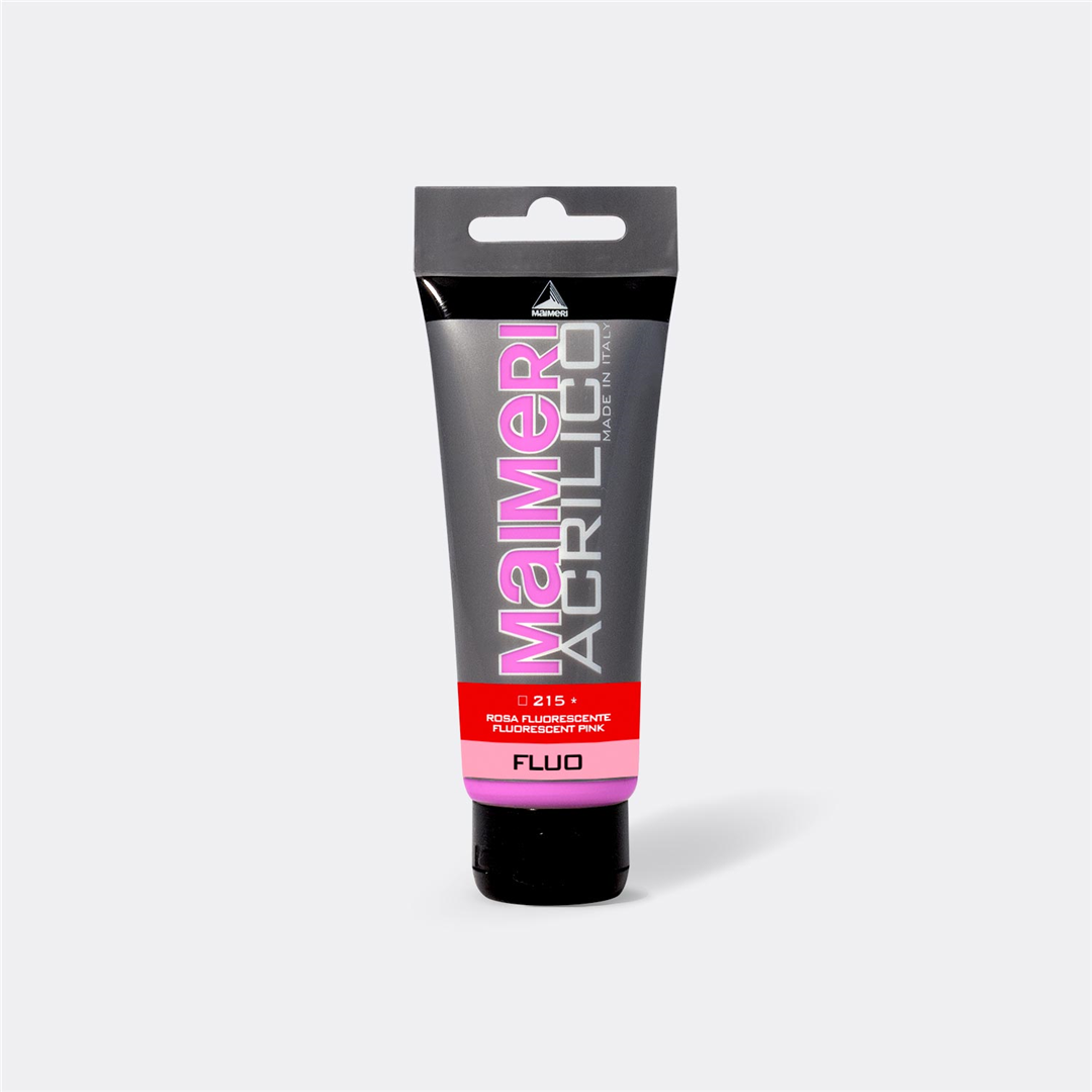 Acrilico  200 Ml  Fluo 215 Rosa — immagine 3