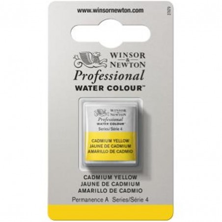 Winsor & Newton - Acquarello Extra-Fine Artists Awc 1-2 Godet Serie 4 - Colore 108 Cadmium Yellow