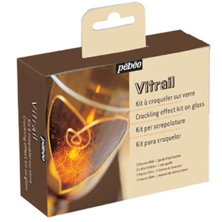 Pebeo Kit Per Screpolare Vitrail Ml45 