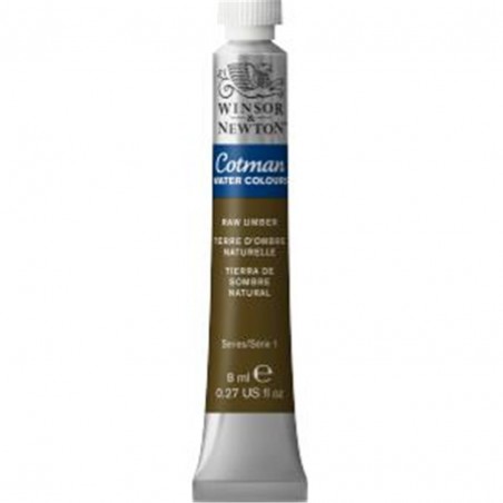 Winsor & Newton - Watercolor 8 Ml Tube Cotman End-Color Natural Umber 554