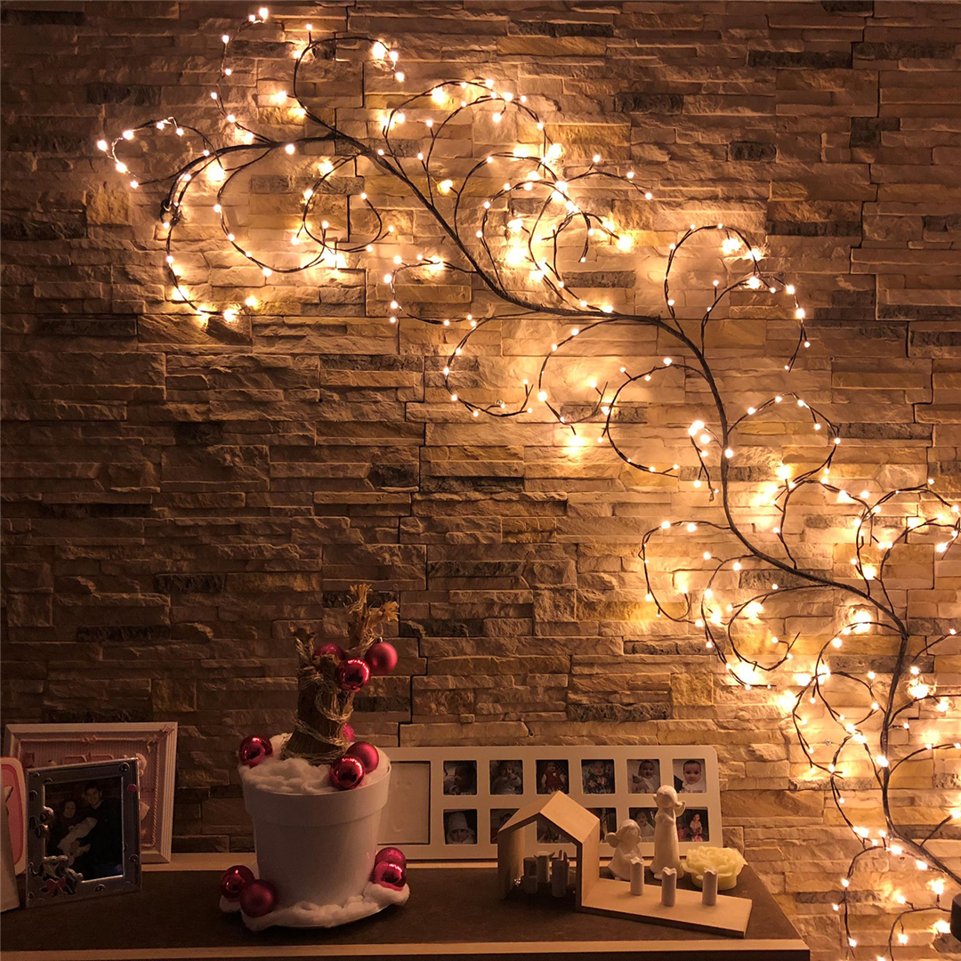 Ramo Marrone 3mt 288 Led Bainco Caldo — immagine 2