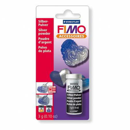 Polvere Metallizzata Fimo Argento