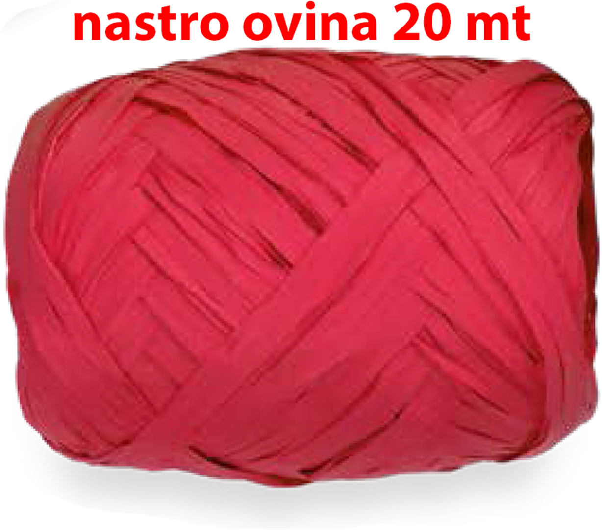 Nastro Raffia Mt20 Ovine  18-Nero — immagine 2