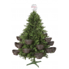 195cm Green Pine Tree With 20 Display Baskets | Selezione Vertecchi