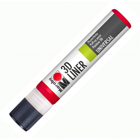 Pennarello Dot Pen A Rilievo 3d- 25 Ml 030-Vermiglione Chiaro