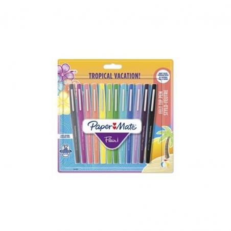Pennarello Flair Nylon Tropical Vacation Cf 12 Pz