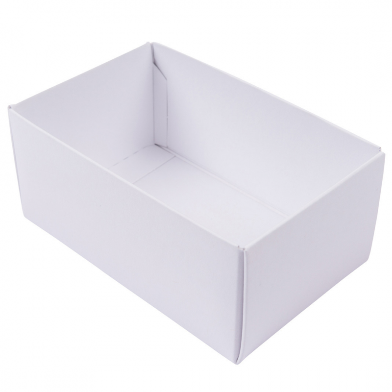 Buntbox Base Scatola 10.2x6.5x4.6cm Bianco Diamante