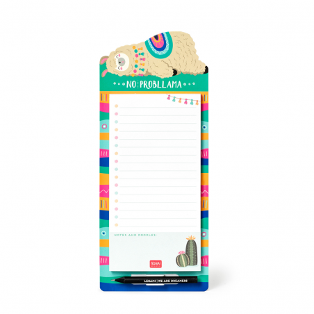 Don'T Forget Magnetic Notepad  Llama