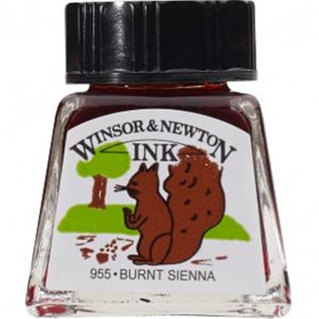 14 Ml Ink. 074-Burnt Sienna | Winsor & Newton