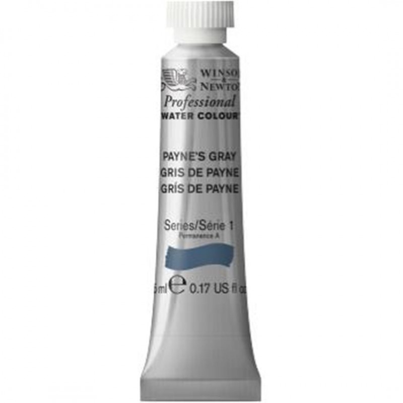 Winsor & Newton - Professional Water Colour 5 Ml Tube 1 Series Awc-465 Color Gray Payne