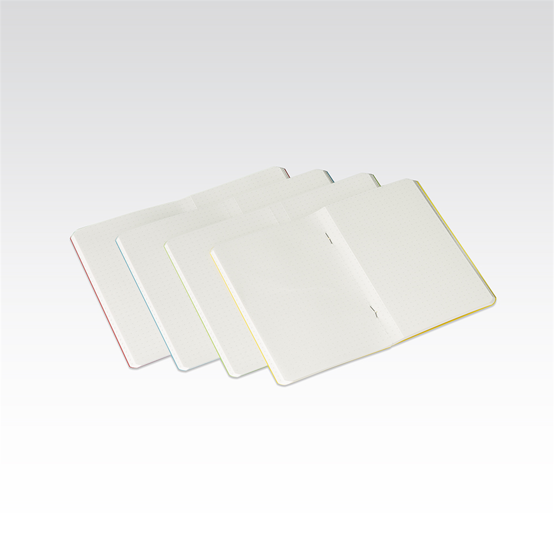 Taccuino 9x14 Ecoqua Puntinato 4 Pz Limone, Lime, Turchese, Lampone — immagine 3