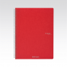 5 Pcs Pack Maxi Notebook Ecoqua A4 1r Spiral 70fg 90gr Raspberry | Fabriano
