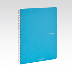 5 Pcs Pack Maxi Notebook Ecoqua A4 1r Spiral 70fg 90gr Turquoise | Fabriano