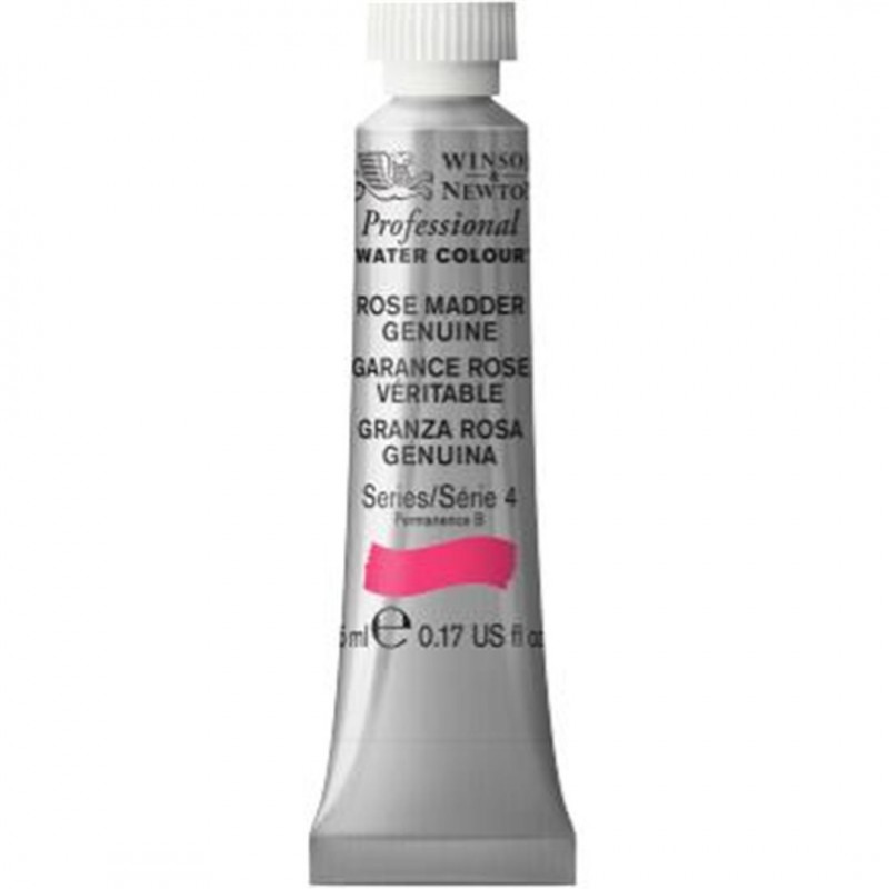 Winsor & Newton - Professional Water Colour 5 Ml Tube 4 Series Awc-587 Of Pink Color Natural Guarantee