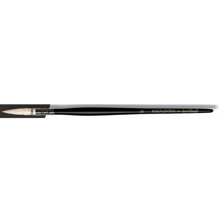 Pennello Serie 11492 N° 0 Tondo Manico Corto Kagalovska By  Black & White Signature Edition