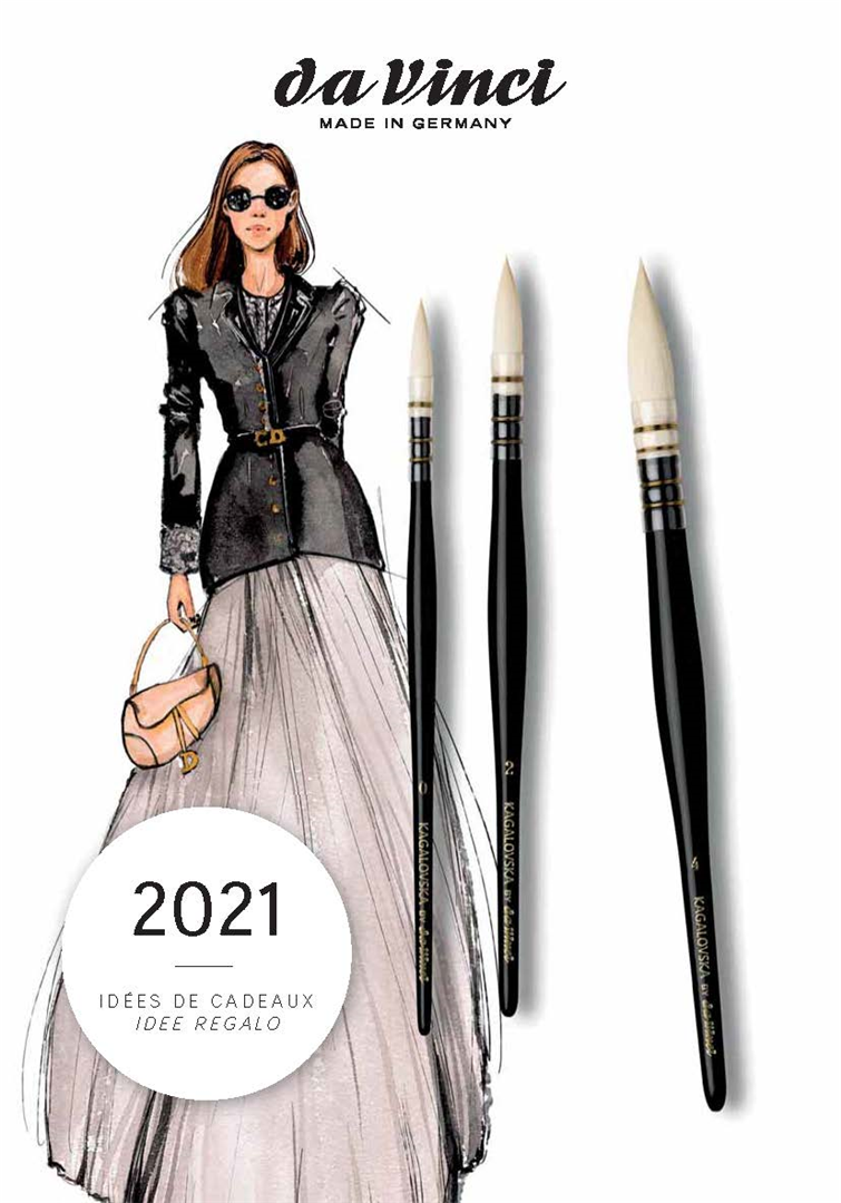 Pennello Serie 11492 N° 2 Tondo Manico Corto Kagalovska By Black & White Signature Edition — immagine 2