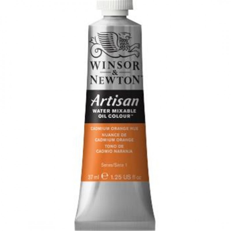 Winsor & Newton - Colore Ad Olio Diluibile All'Acqua Artisan Ml. 37 Serie 1 - 090 Giallo Di Cadmio Arancio Imitazione