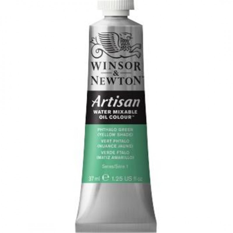 Winsor & Newton - Colore Ad Olio Diluibile All'Acqua Artisan Ml. 37 Serie 1 - 521 Verde Di Ftalo (tonalità Gialla)