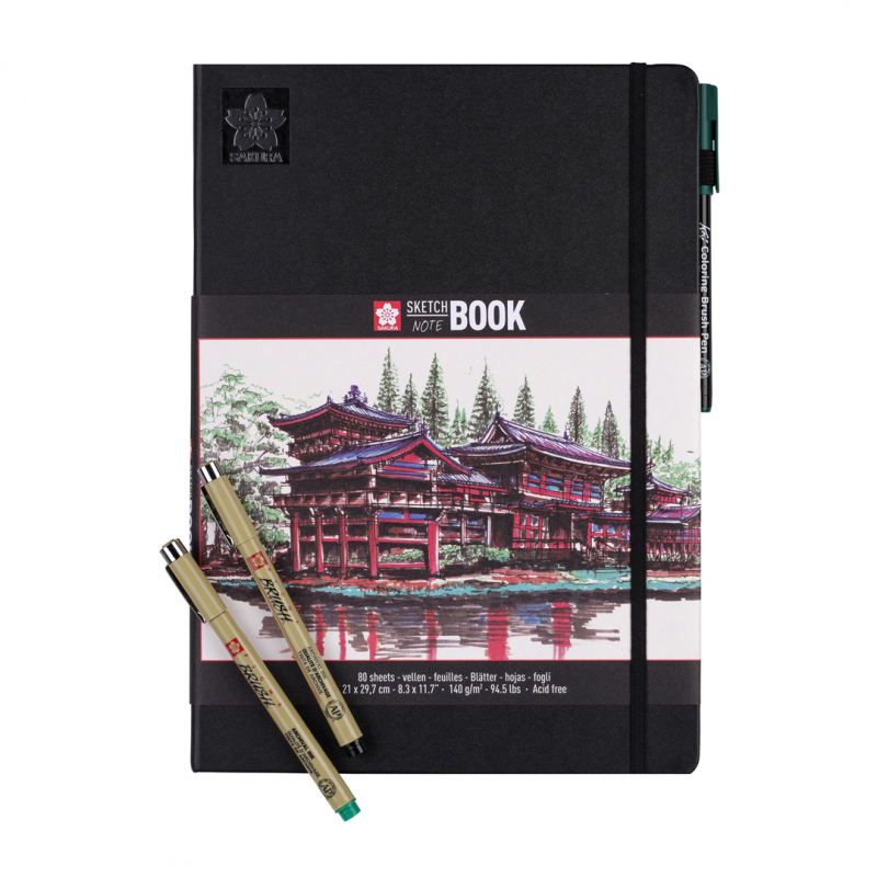 Sakura Blocco Sketch Note Book Avorio Cm.21x29,7 Pagine 80 140gr/mq