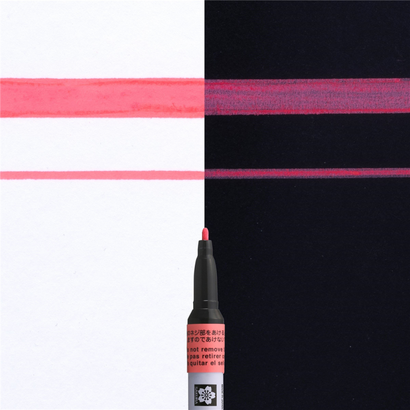 Sakura Pennarello Pen Touch Fine Fluo Punta 1mm Rosso