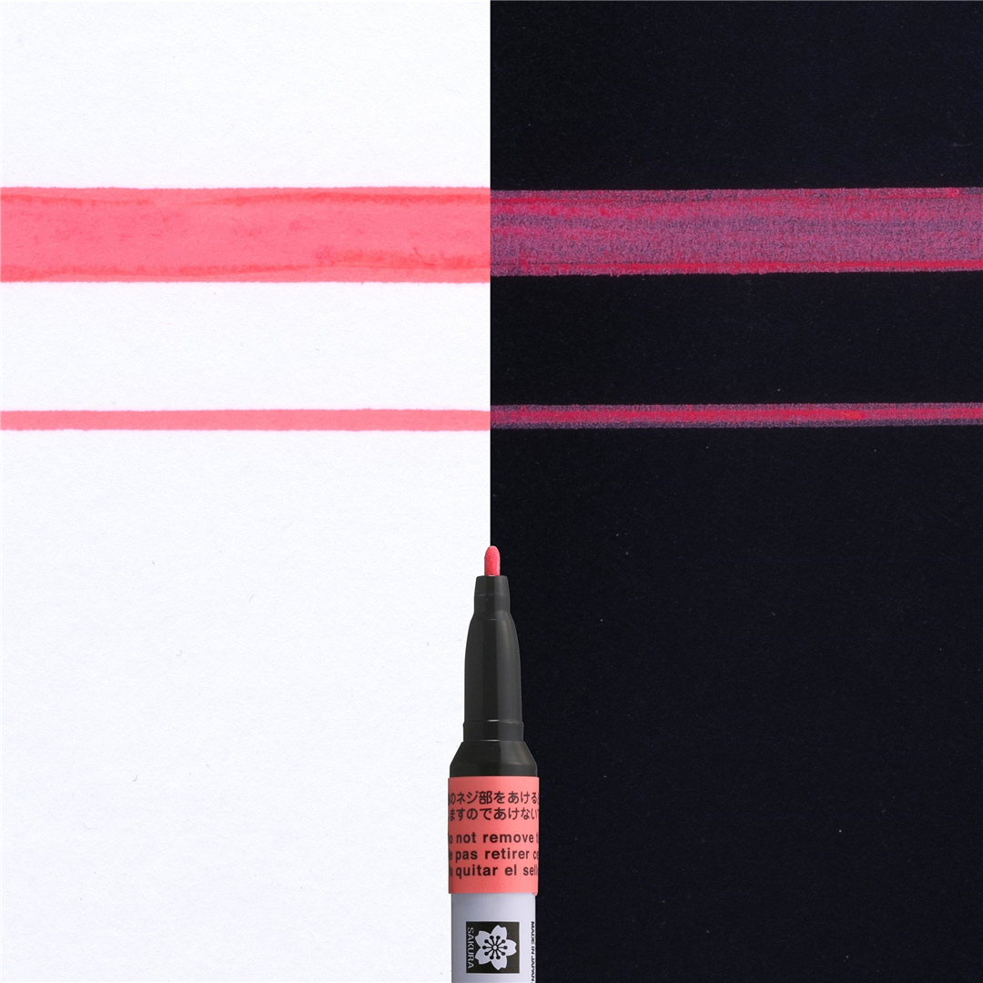 Pennarello Pen Touch Fine Fluo Punta 1mm Rosso — immagine 2