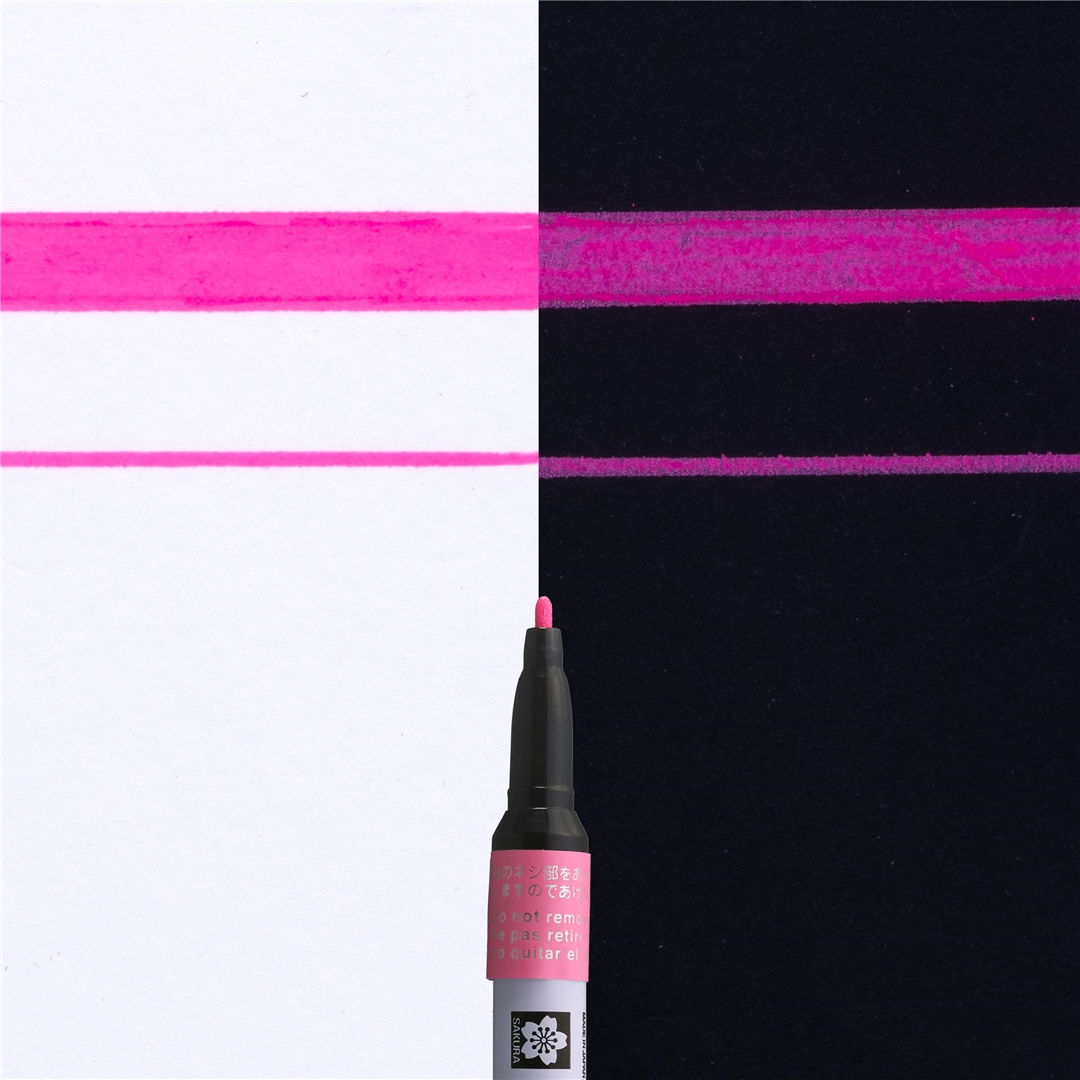 Pennarello Pen Touch Fine Fluo Punta 1mm Rosa — immagine 2