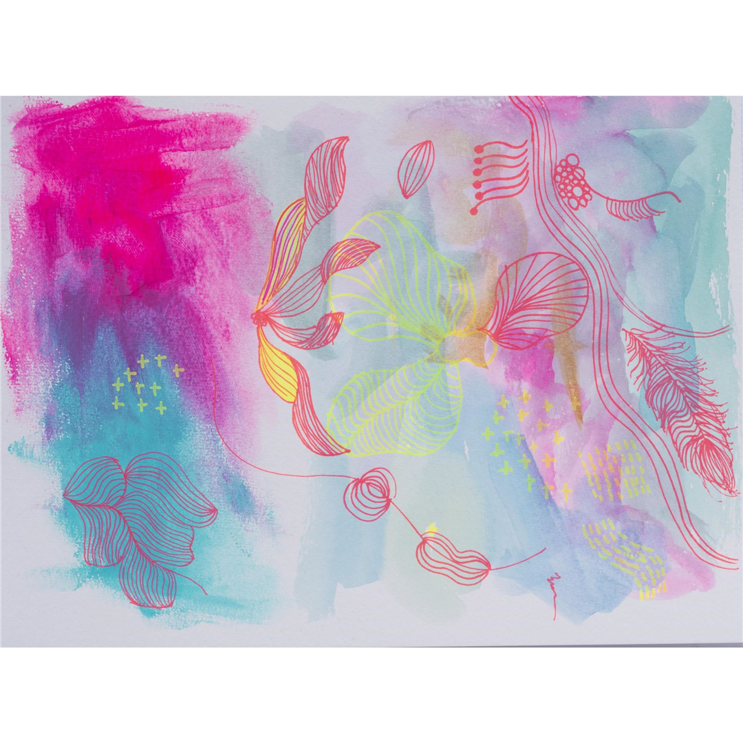 Pennarello Pen Touch Fine Fluo Punta 1mm Rosa — immagine 3