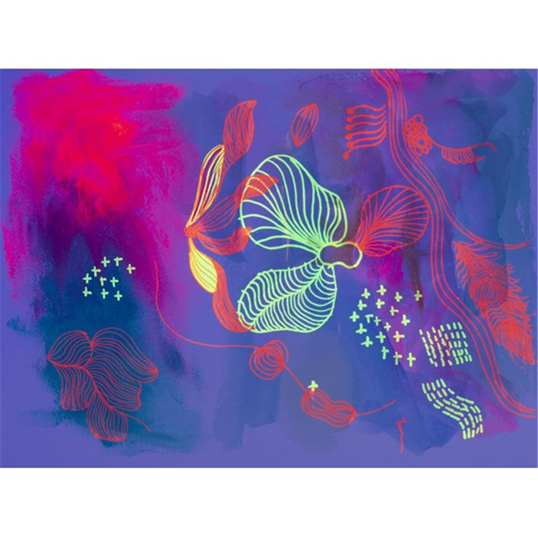 Pennarello Pen Touch Fine Uv Punta 1mm Fosforescente Blu — immagine 2