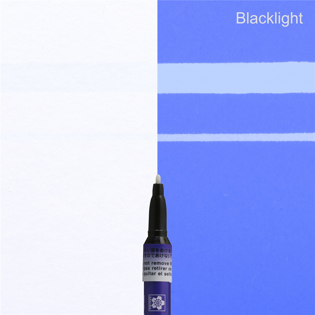 Pennarello Pen Touch Fine Uv Punta 1mm Fosforescente Blu — immagine 3
