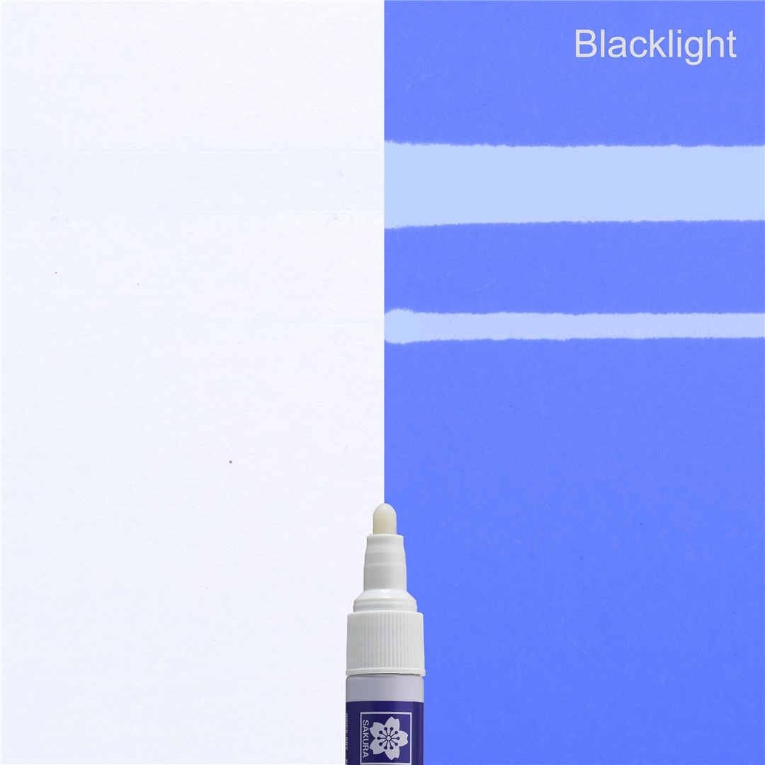 Pennarello Pen Touch Medio Uv Punta 2mm Fosforescente Blu — immagine 3