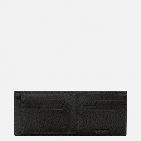 6cc Wallet With 2 Sartorial Pockets In Black | Montblanc