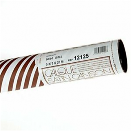 Rotolo Carta Da Lucido 90/95 Gr/mq Satinata 0.375 X 20 Mt