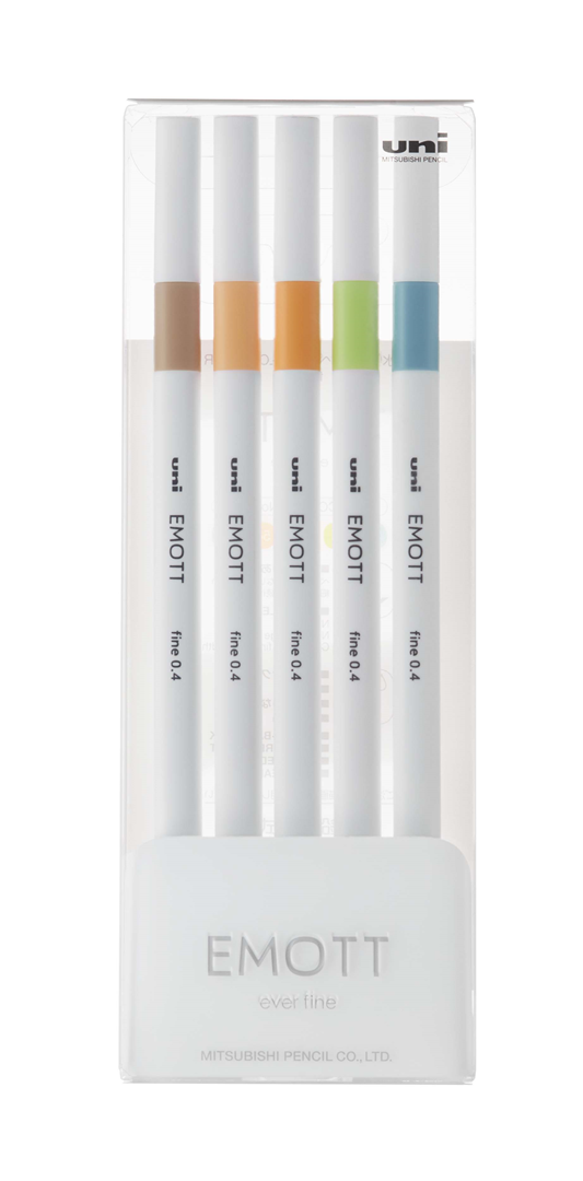 Emott Pen 0,4mm Cf. 5 Pz Nature — immagine 2