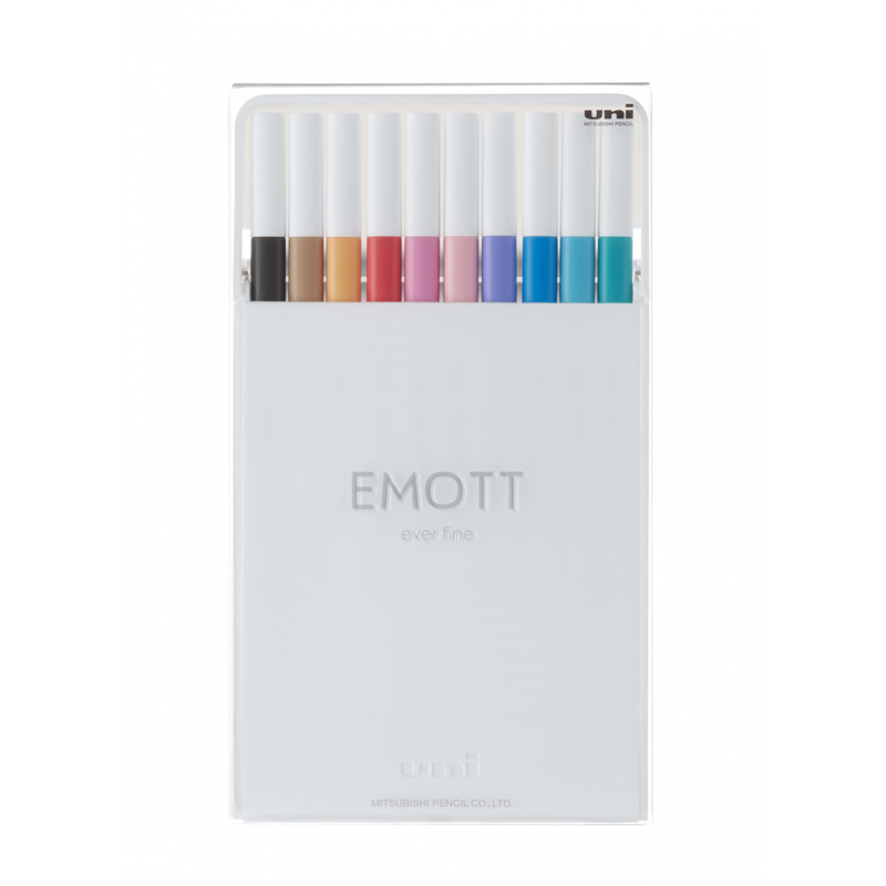 Uni Emott Pen 0,4mm Cf. 10 Pz Soft Pastel