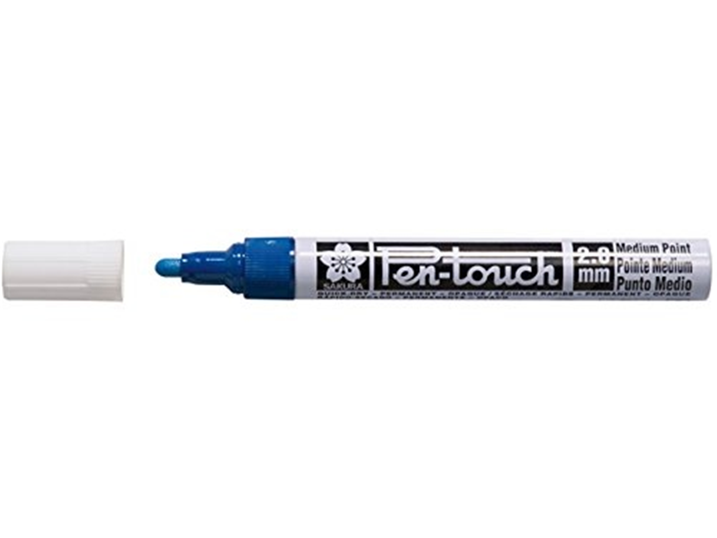 Pennarello Pen Touch Medio Punta 2mm Blu